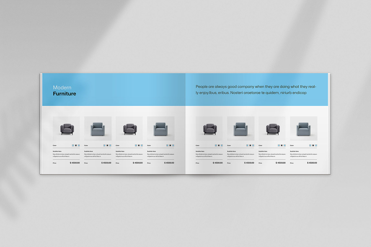 **FLORA | Product Catalog Template**, a Brochure Template by KreateTribe (Photo 4 of 9)