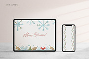 Watercolor festive winter clipart, an Illustration by OrangePeafowlArt (Thumbnail 7 of 11)