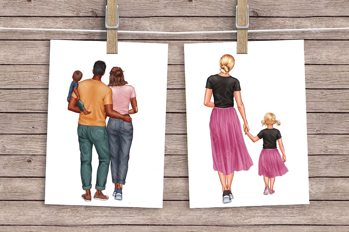 Big Family Creator Clipart., a Person Illustration by ArtedeCatrin (Photo 9 of 11)
