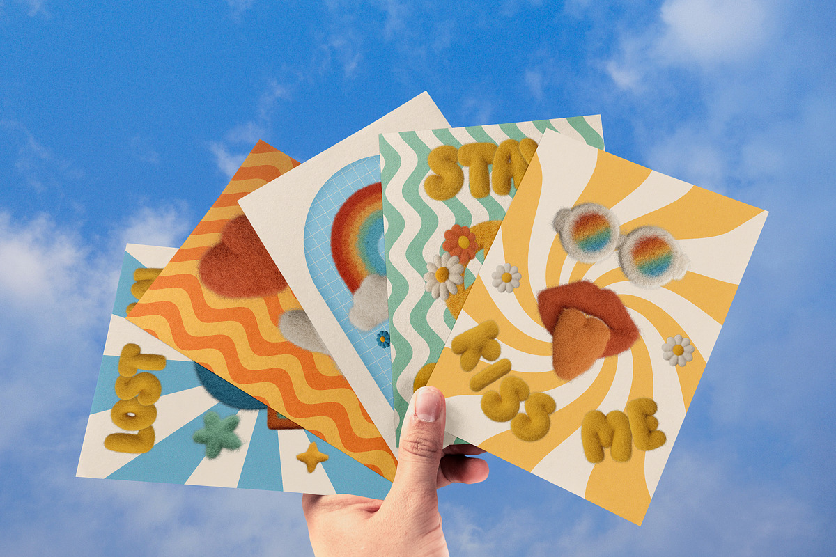 3D Groovy Woolen Kit Creator, an Object Graphic by Polli Deeva (Photo 6 of 13)