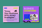 Smart Business Post Template Set, a Social Media Template by MightyDesign (Thumbnail 4 of 8)