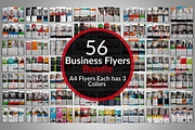56 Creative Business Flyers Bundle, a Flyer Template by Psd Templates (Thumbnail 1 of 2)