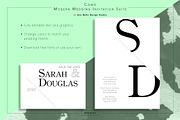 Como Modern Wedding Stationery, an Invitation Template by Uno Bello Design Studio (Thumbnail 2 of 5)