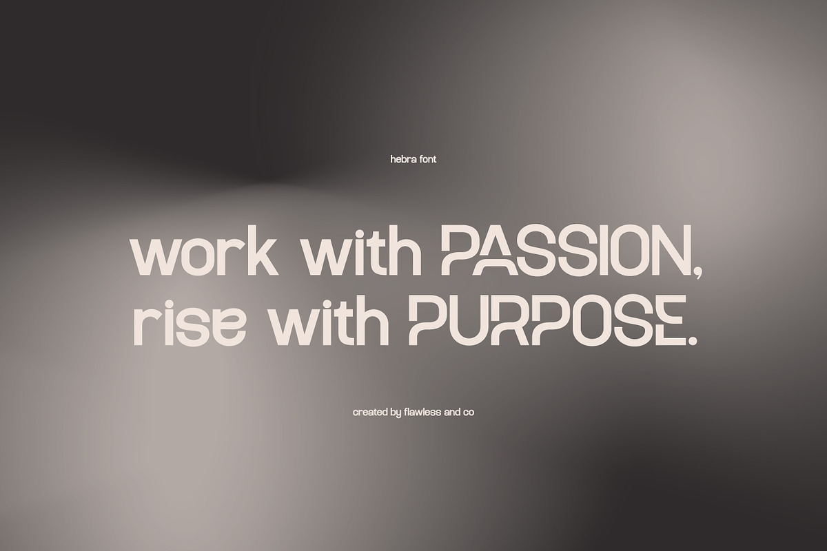 Hebra - Modern Sans Serif Font, a Sans Serif Font by Flawless And Co (Photo 4 of 10)