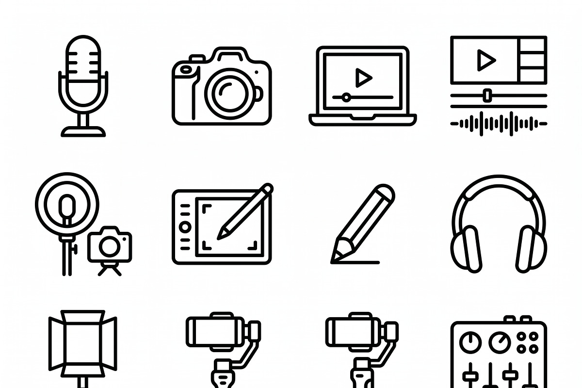 Bundles Vector Content Creator Icon, an Outline Icon by adenpinkstore (Photo 8 of 17)