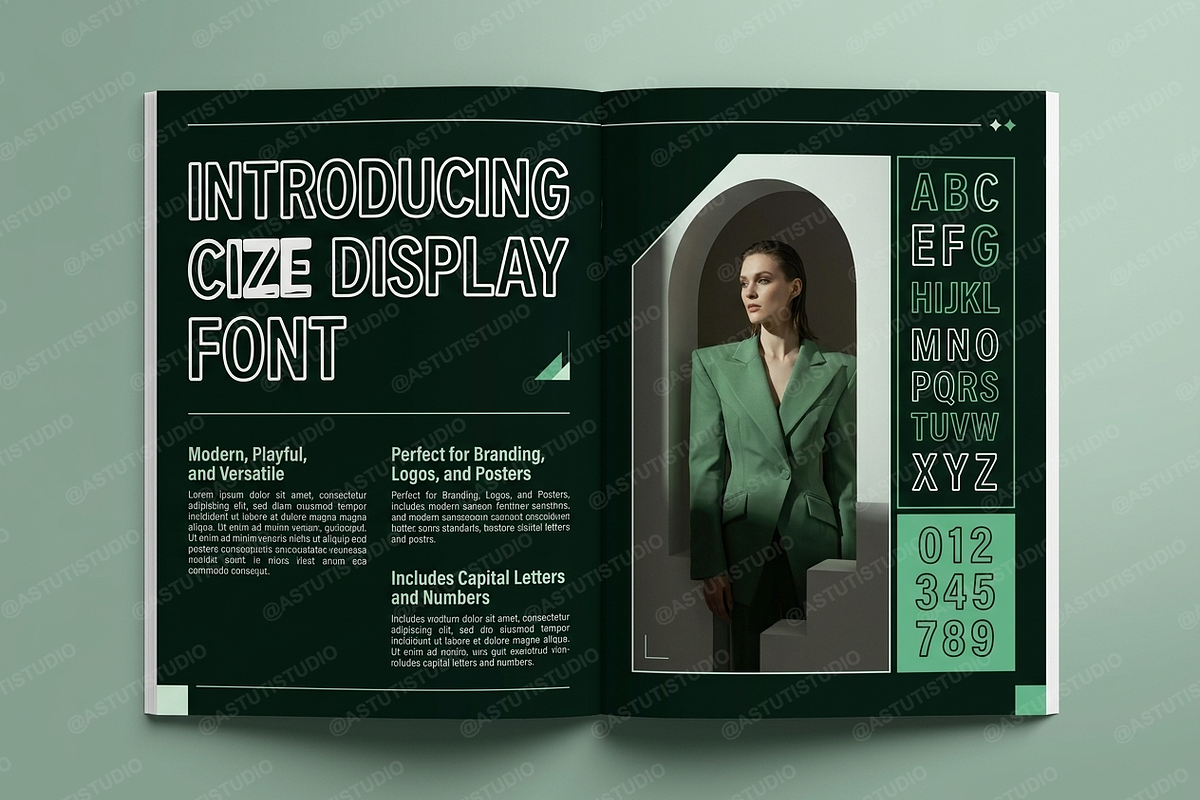 Cize - Elegant Modern Serif, a Serif Font by Astuti Studio (Photo 7 of 25)