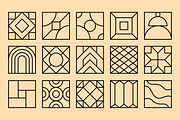 Square Forms Vol 2, an Outline Icon by Tekuni (Thumbnail 5 of 12)