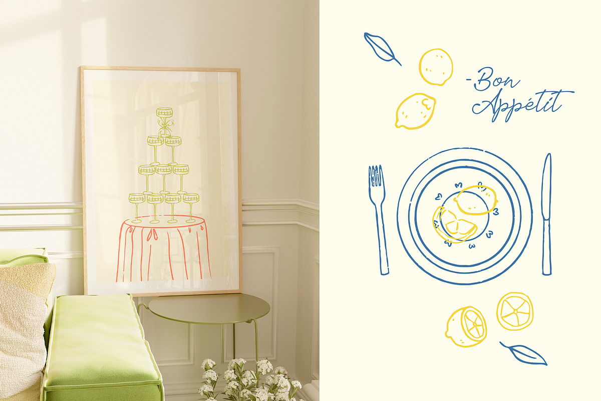 I Do, Doodles! Wedding Clipart Pack, a Decorative Illustration by Volha Studio (Photo 4 of 9)