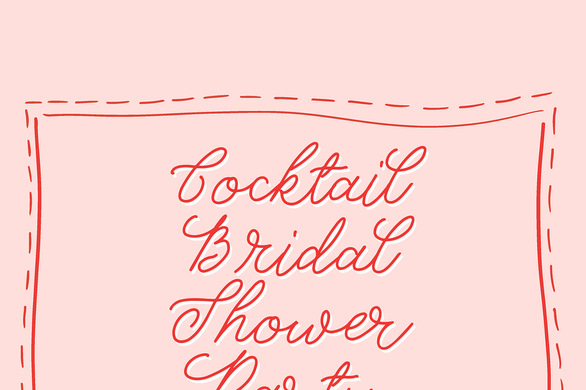 Whimsical Wedding Invitation Font, a Handwritten Font by Amalia Calligraphy (Photo 7 of 8)