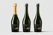 Champagne Bottle Mockup, a Product Mockup by zpackcreative (Thumbnail 3 of 4)