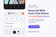 Zappicon - Modern UI Icons Library, an Outline Icon by magicoon (Thumbnail 6 of 10)