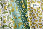 Banana & Coconut seamless patterns, a Pattern Graphic by Alenkakarabanova (Thumbnail 7 of 8)