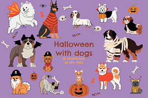 Halloween with dogs