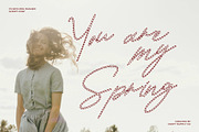 CS Baylora Dashed, a Script Font by Craft Supply Co. (Thumbnail 6 of 8)