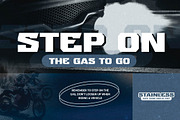 STAINLESS - Race Theme Display Font, a Font by Gassstype (Thumbnail 3 of 9)