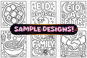 Easy Eid Mubarak Coloring Pages, a Seasonal Illustration by Craftsbeefy (Thumbnail 3 of 4)