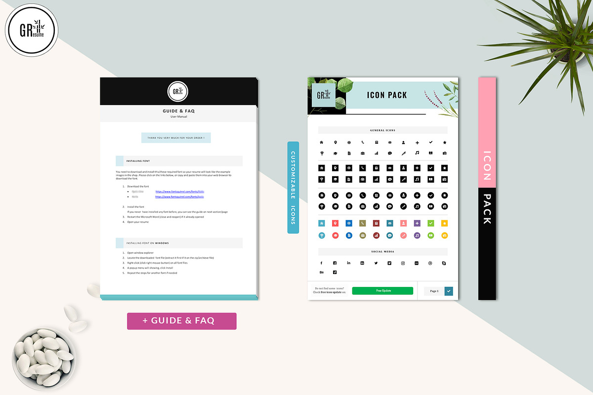 CV Resume Template Bundle Vol 5, a Resume Template by GResume (Photo 8 of 8)