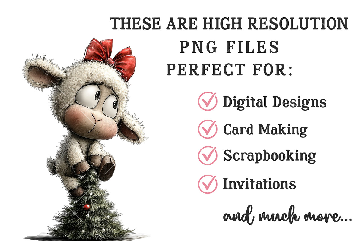 Whimsical Grumpy Christmas Clipart, an Illustration by OK Design (Photo 6 of 7)