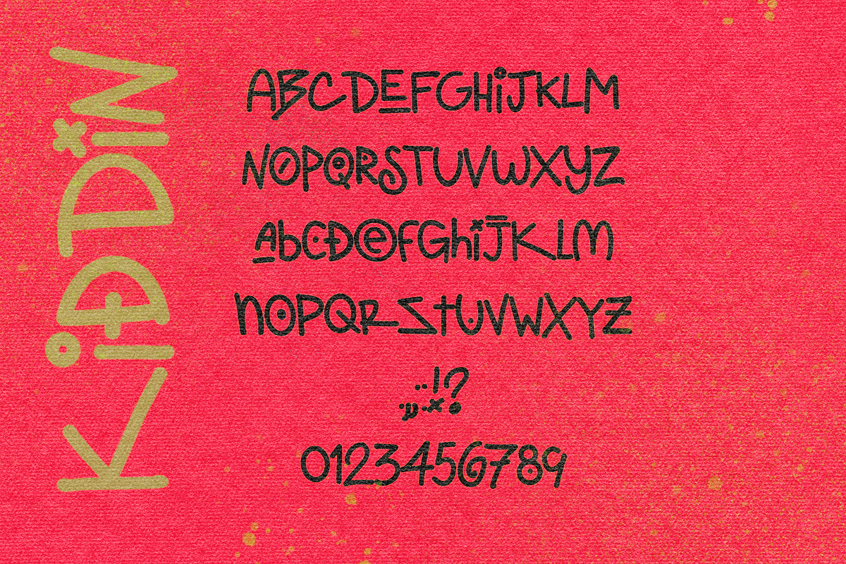 KIDDIN FONT, a Script Font by ATV SHOP (Photo 4 of 7)