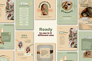 Self-Care Instagram Templates Canva, a Social Media Template by Kalstud (Thumbnail 2 of 8)