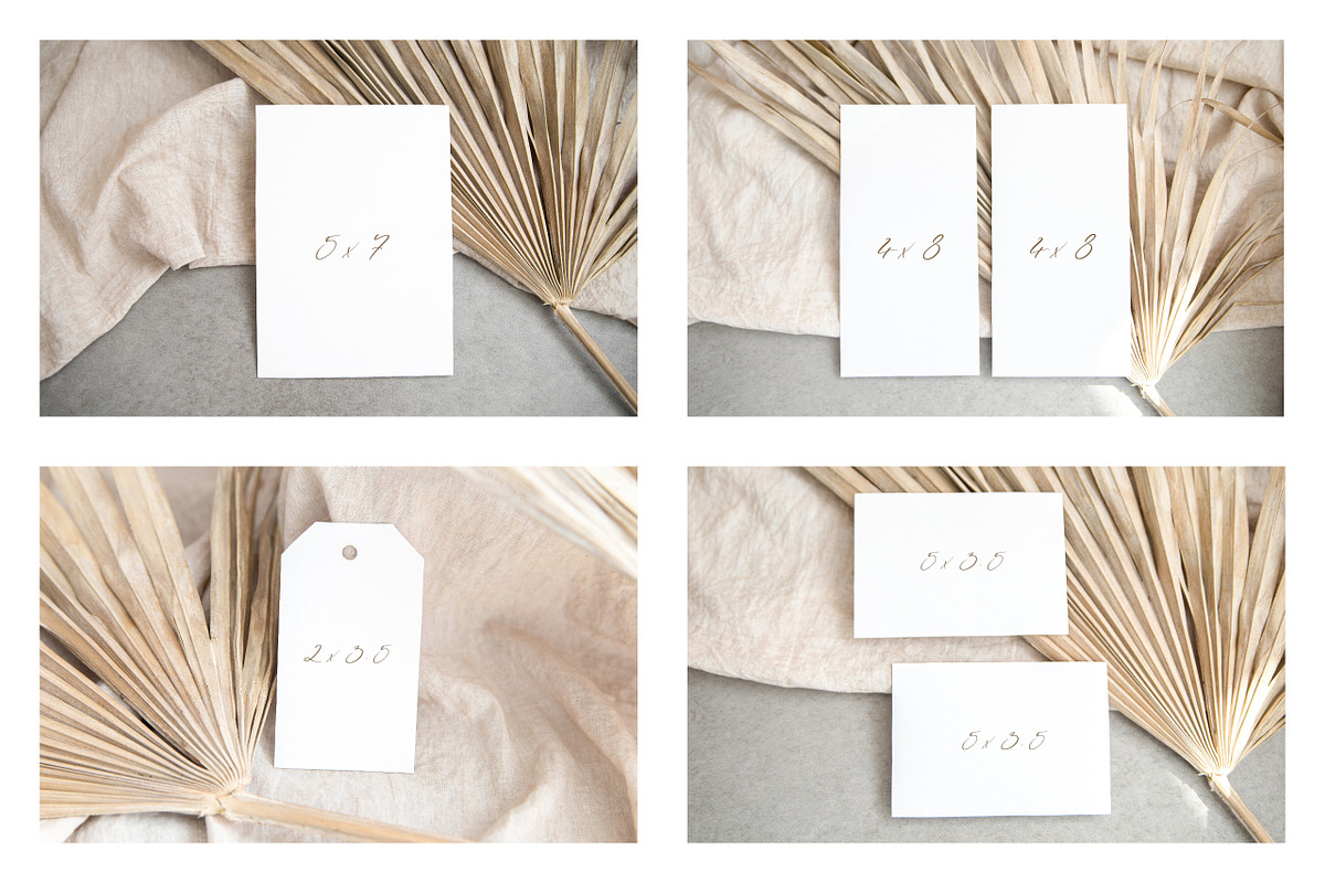 Boho Mockup Bundle,Invitation Mockup, a Product Mockup by ILoveMockupDesign (Photo 2 of 11)