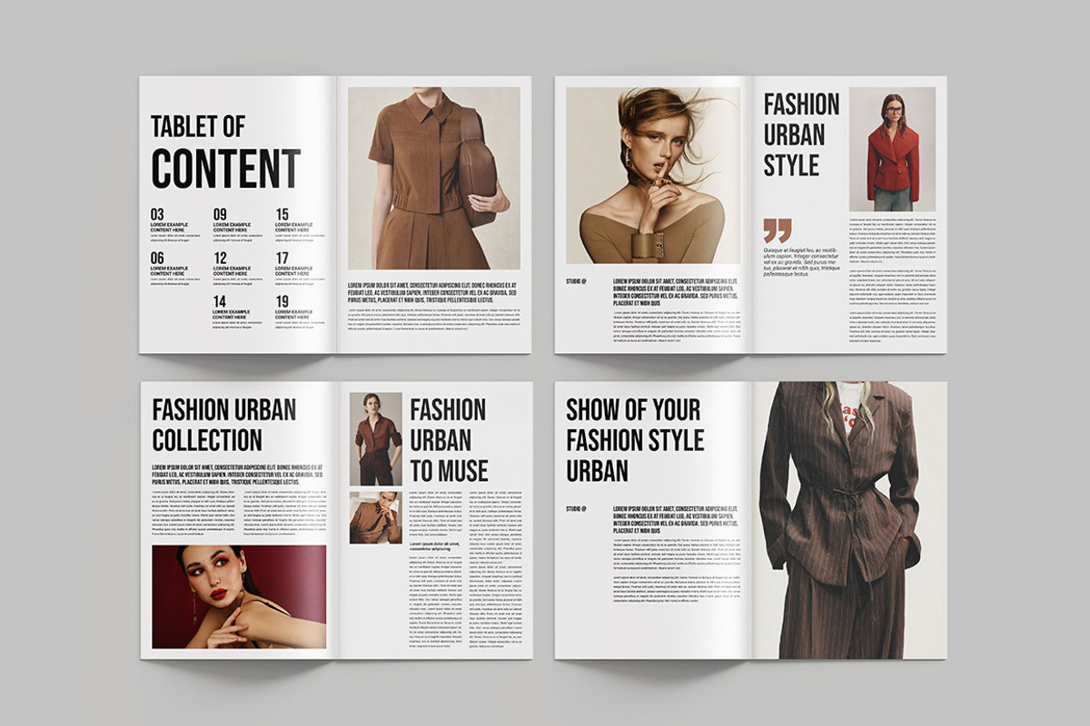Fashion Urban Magazine, a Magazine Template by yanindesign (Photo 2 of 5)