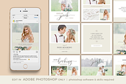 Wedding Instagram Templates, a Social Media Template by Digiluxe (Thumbnail 1 of 3)
