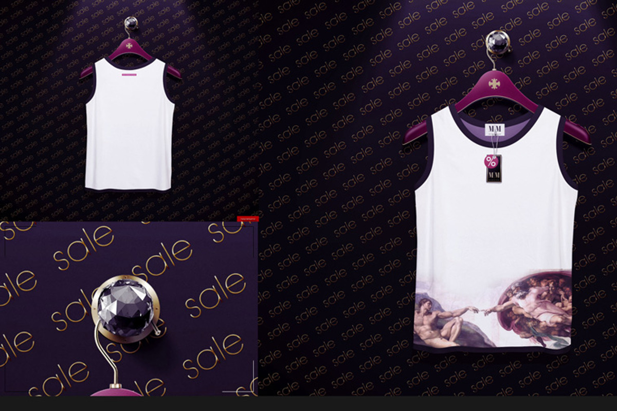 Tank Shirt On 5 Stages Mock-up, a Hoody Mockup by Mocca Mockups Store (Photo 48 of 69)