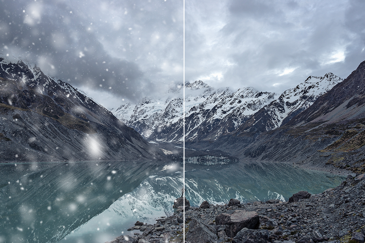 Snow Photoshop Action, an Action Add-On by LUXDesignStudios (Photo 3 of 7)