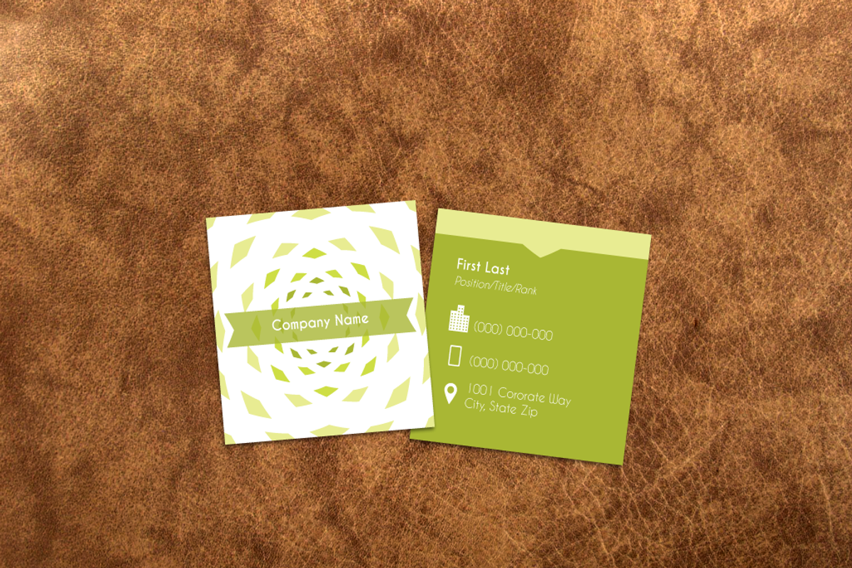 Sharp Business Card Template, a Business Card Template by Pixelated Pencils