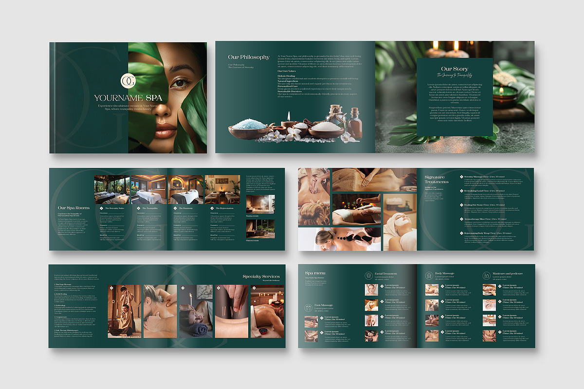 Spa & Wellness Brochure Template, a Brochure Template by BrandPacks (Photo 2 of 6)