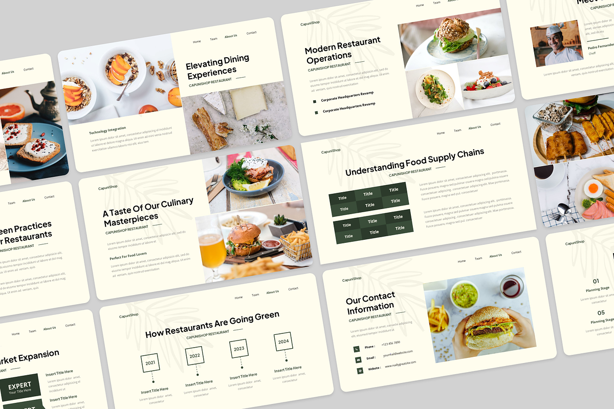 Food dan Restaurant Keynote, a Presentation Template by Annora Studio (Photo 5 of 5)