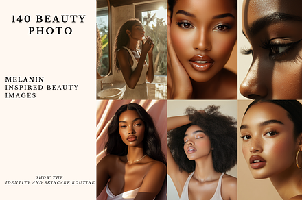 140 Beauty Photo Stock Bundle, a Beauty & Fashion Photo by MarkoPresets