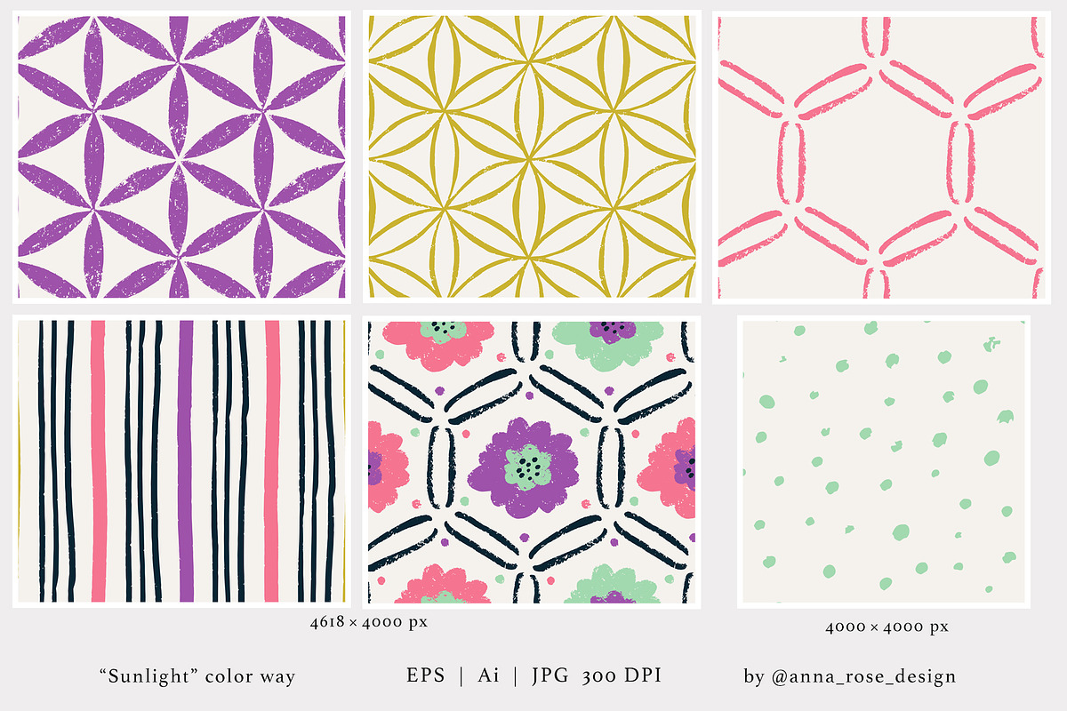 Midnight Hive - Bee Floral Patterns, a Pattern Graphic by Rose Design (Photo 7 of 13)