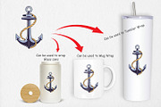 Anchor Rope Clipart, a Graphic by Artnoy (Thumbnail 4 of 5)