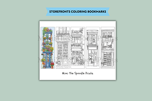 Bundle Storefront Coloring Bookmarks