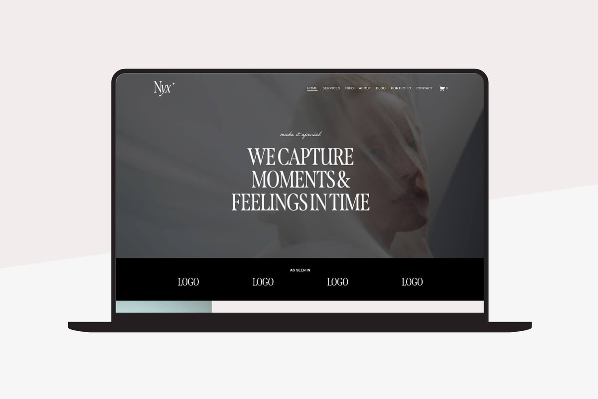 Squarespace 7.1 Template: Nyx