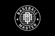 Letter BM Baseball Badge Logo, a Branding & Logo Template by Buqancreative (Thumbnail 2 of 4)
