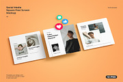 Social Media Square Post Mockup, an Advertising Mockup by Mockup Supper (Thumbnail 1 of 15)