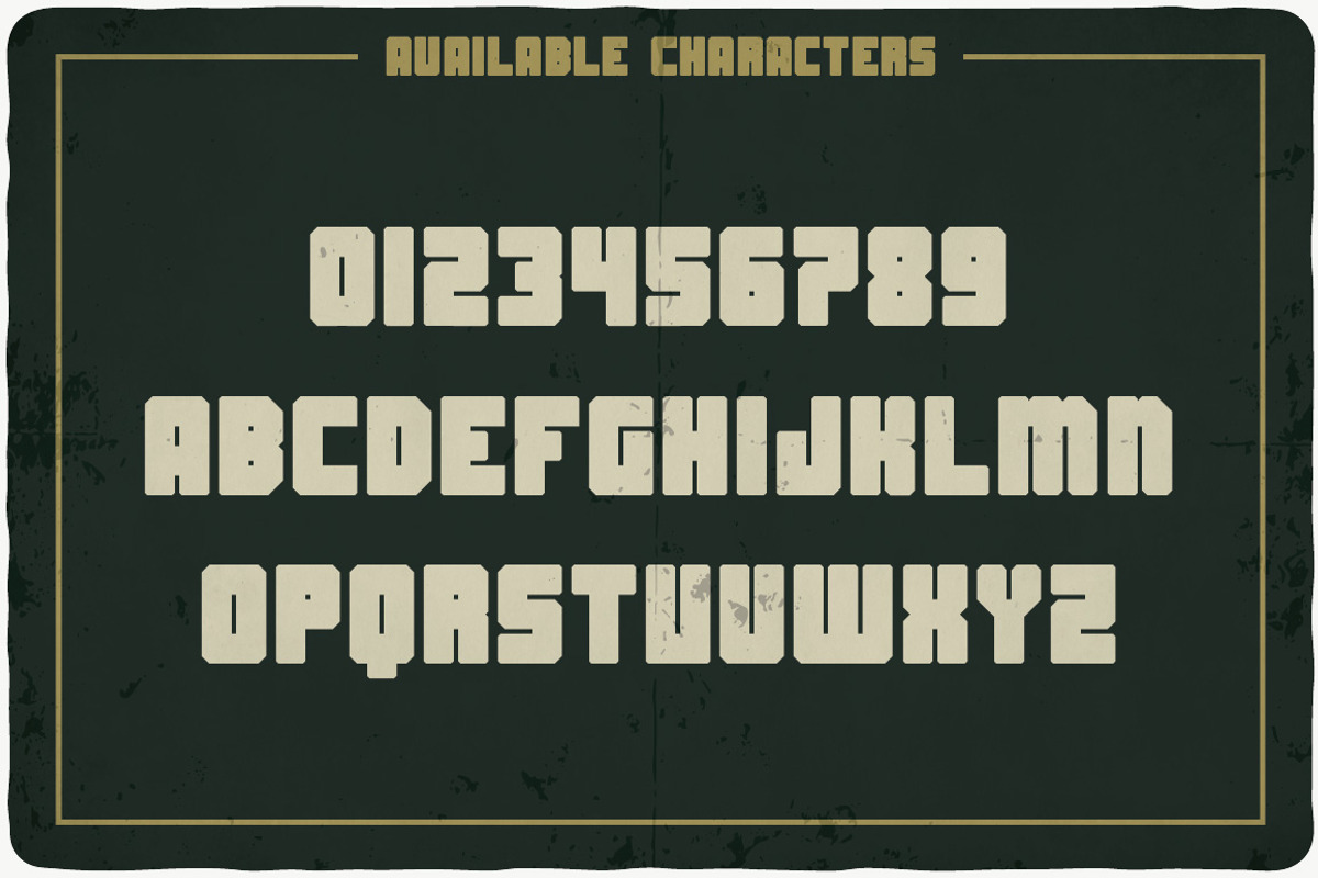 Monument typeface preview 2