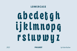 Philbert - Modern Script Font