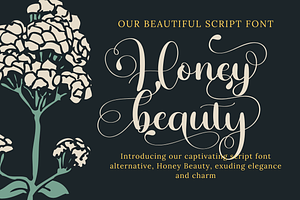 Honey Beauty Font With Swashes