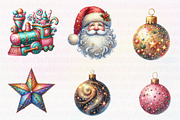 Sparkle Christmas Clipart, an Illustration by CreationArt (Thumbnail 7 of 7)