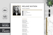 Resume Template CV + Cover Letter, a Resume Template by Klamp Studio (Thumbnail 5 of 10)