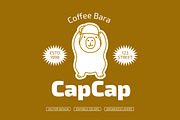 Coffee Bara Mascot Set - 6 Capybara, a Branding & Logo Template by Claymoon Lab (Thumbnail 6 of 6)