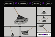 Leaf Rake Mockup, a Household Mockup by hiddemaru (Thumbnail 2 of 4)