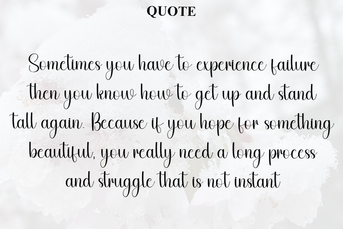 Special Rainday, a Handwritten Font by FreshTypeINK (Photo 6 of 8)