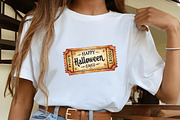 Vintage Glitter Halloween Clipart, an Illustration by CrexoraLab (Thumbnail 4 of 5)