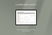 Yoga Class Schedule Template Canva, a Stationery Template by batang (Thumbnail 3 of 5)
