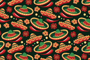 Mexican Cinco de Mayo Patterns, a Pattern Graphic by ilonitta (Thumbnail 7 of 8)